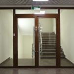 Противопожарная дверь для лестницы офиса / серия FRM33246